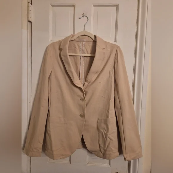 Indigo Rein Beige Women's Blazer - Picture 1 of 4